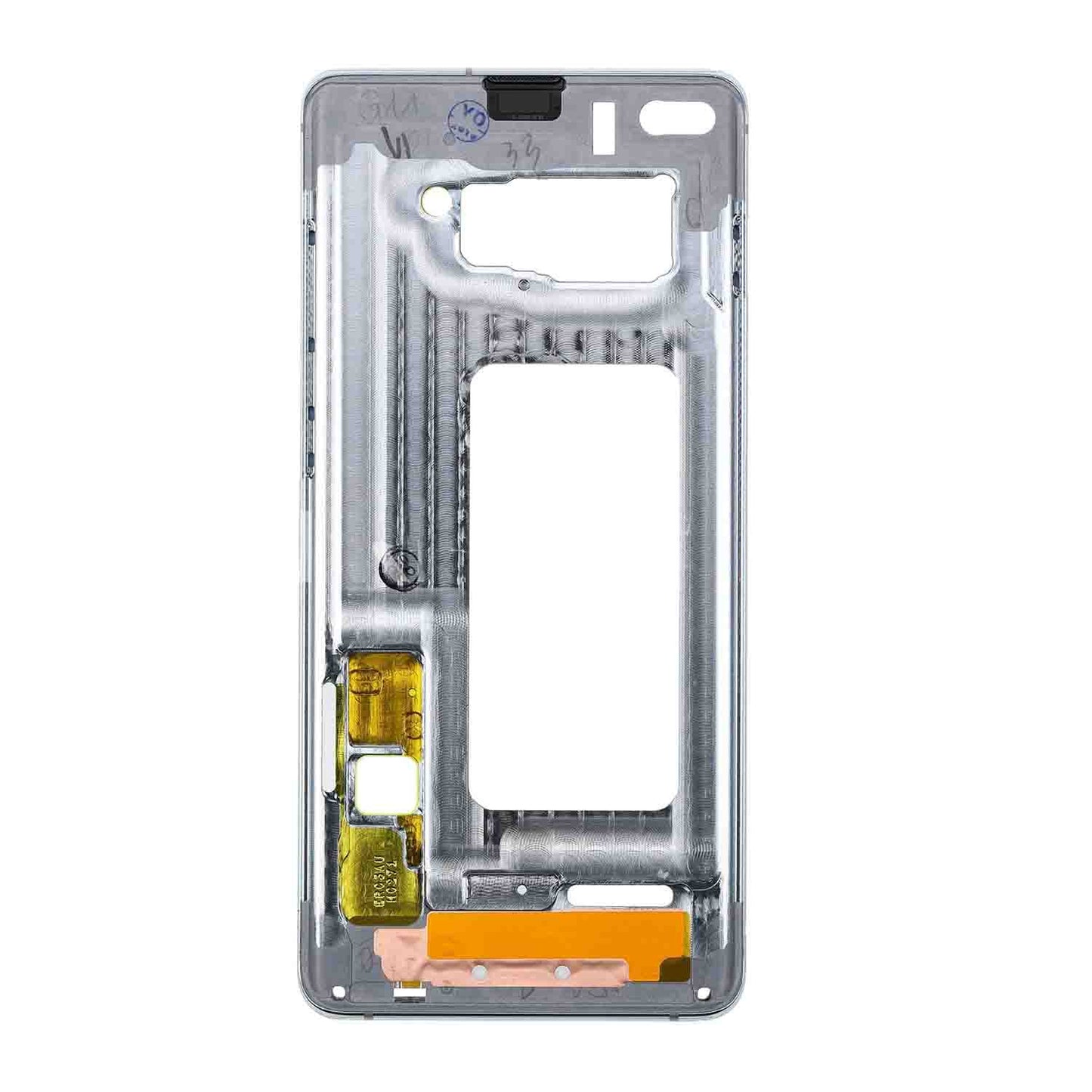 REPLACEMENT FOR SAMSUNG GALAXY S10/S10 PLUS REAR HOUSING FRAME - WHITE