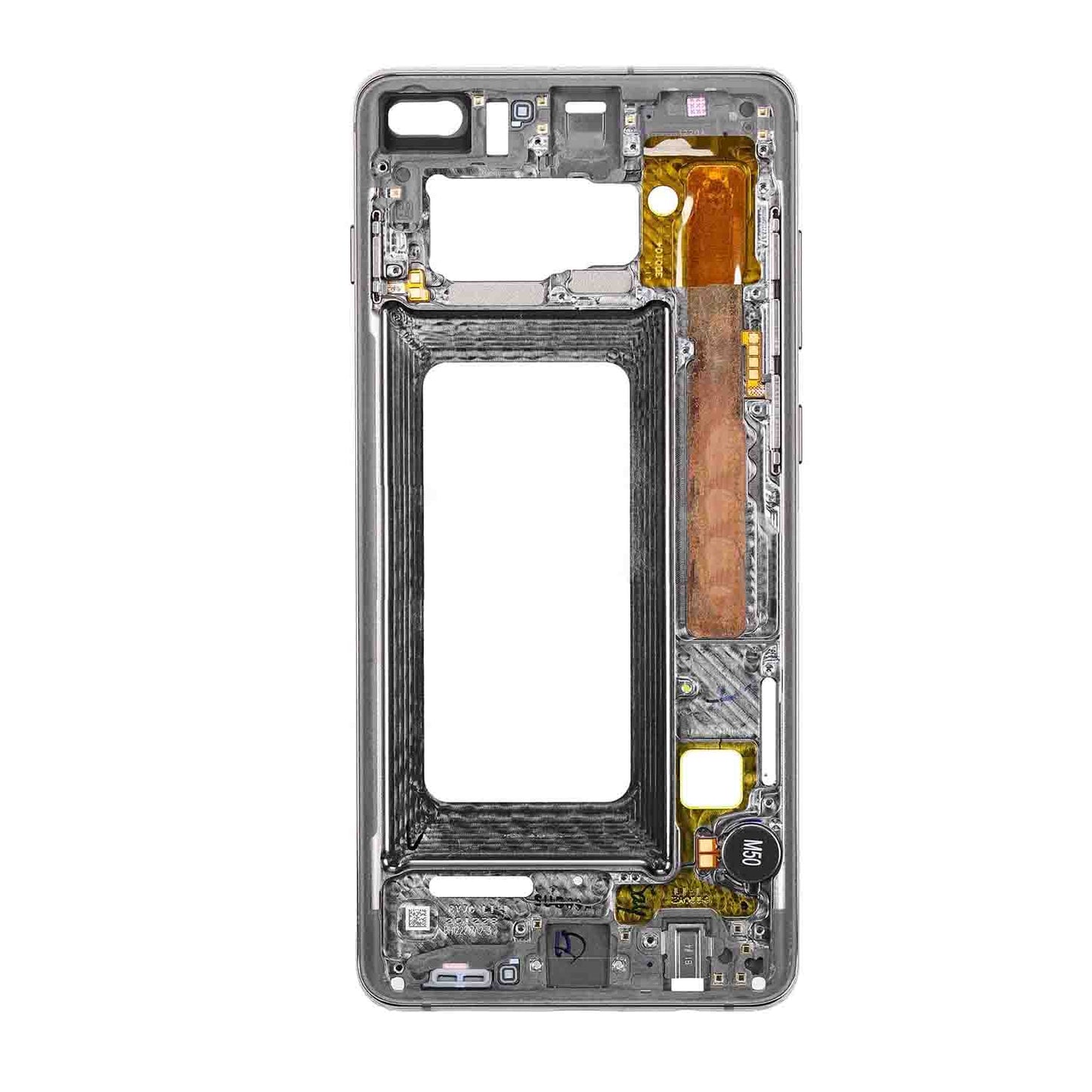 REPLACEMENT FOR SAMSUNG GALAXY S10/S10 PLUS REAR HOUSING FRAME - GRAY