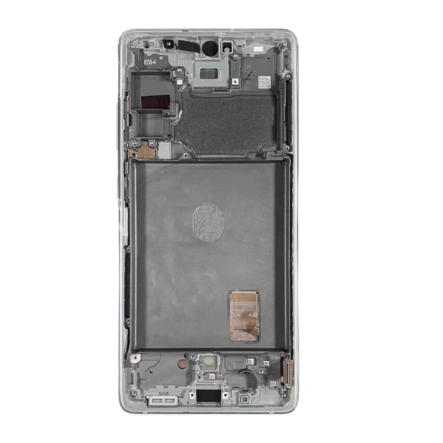 REPLACEMENT FOR SAMSUNG GALAXY S20 FE 5G OLED SCREEN ASSEMBLY WITH FRAME - CLOUD WHITE