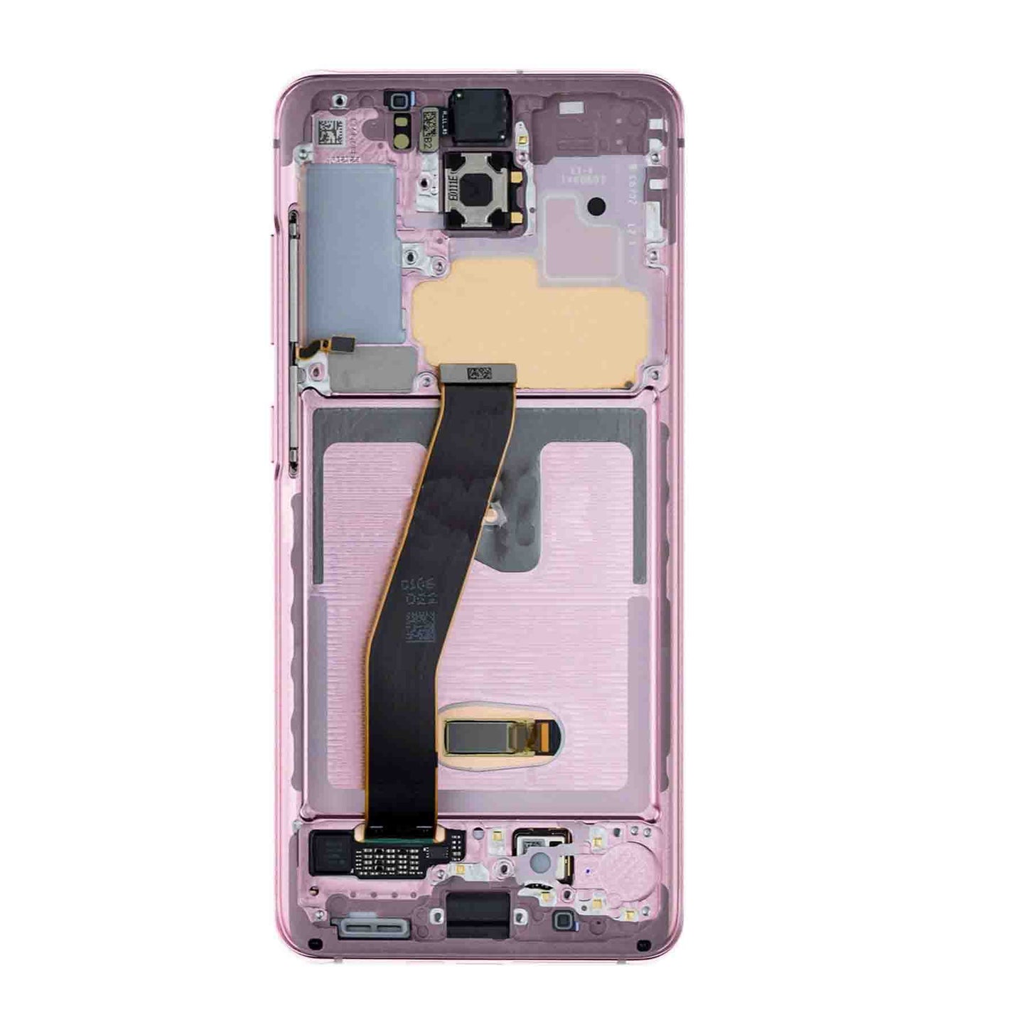 REPLACEMENT FOR SAMSUNG GALAXY S20 LCD SCREEN ASSEMBLY WITH FRAME - PINK