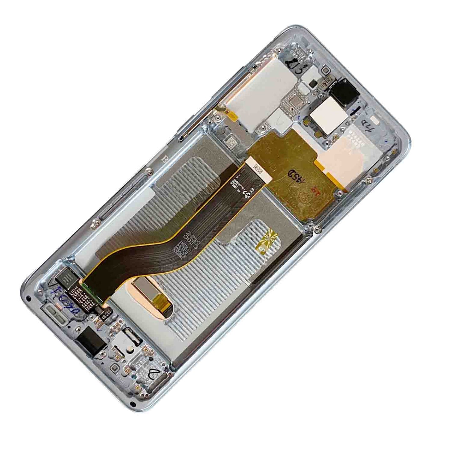 REPLACEMENT FOR SAMSUNG GALAXY S20 PLUS LCD SCREEN ASSEMBLY WITH FRAME - CLOUD WHITE