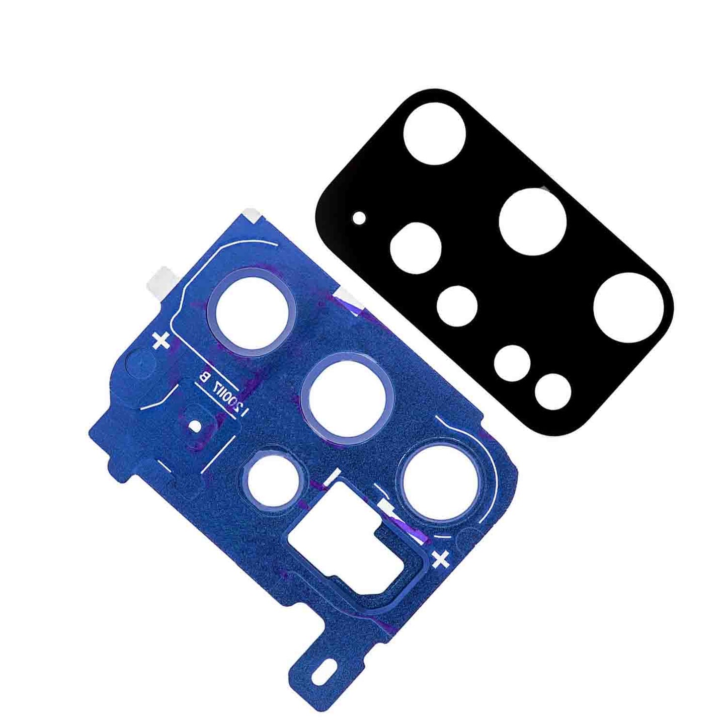 REPLACEMENT FOR SAMSUNG GALAXY S20 PLUS REAR CAMERA HOLDER WITH LENS - CLOUD BLUE