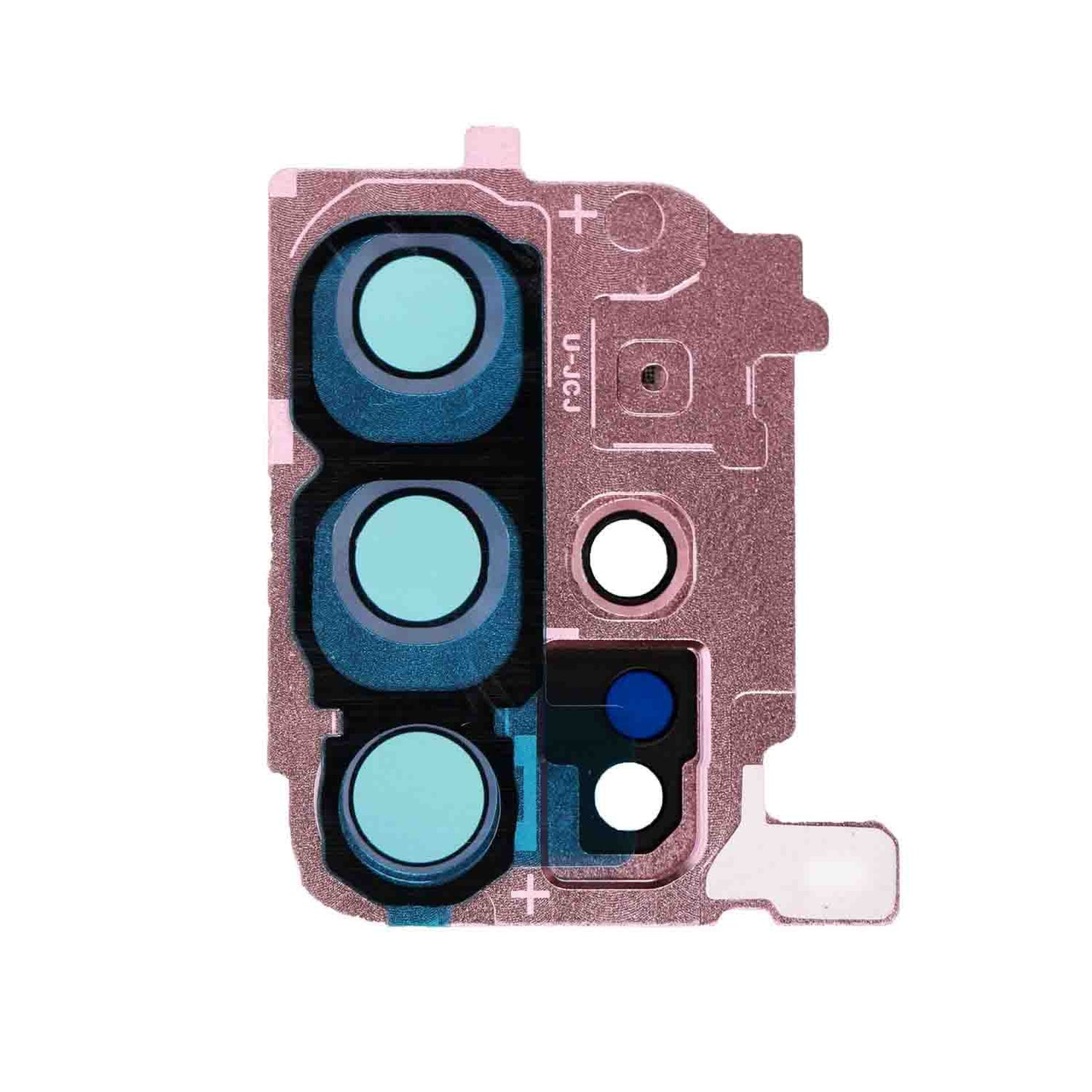 REPLACEMENT FOR SAMSUNG GALAXY S20 PLUS REAR CAMERA HOLDER WITH LENS - CLOUD PINK