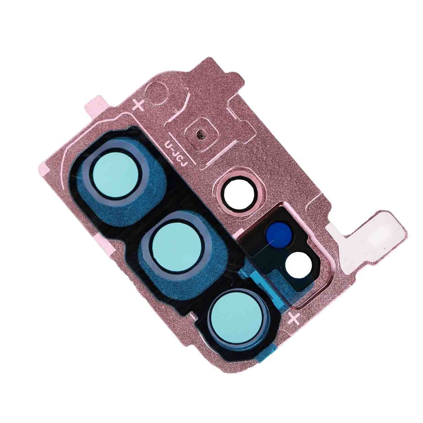 REPLACEMENT FOR SAMSUNG GALAXY S20 PLUS REAR CAMERA HOLDER WITH LENS - CLOUD PINK
