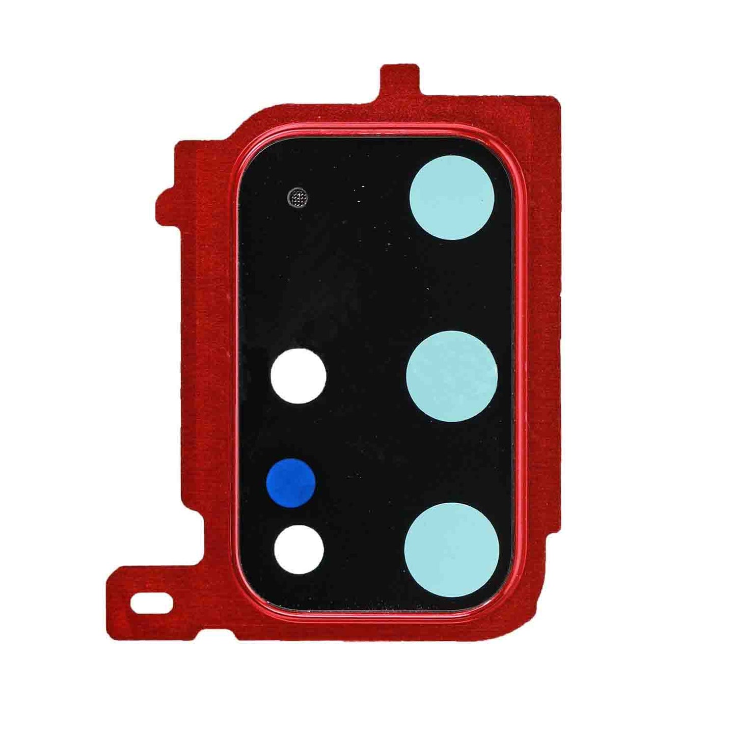 REPLACEMENT FOR SAMSUNG GALAXY S20 PLUS REAR CAMERA HOLDER WITH LENS - CLOUD RED