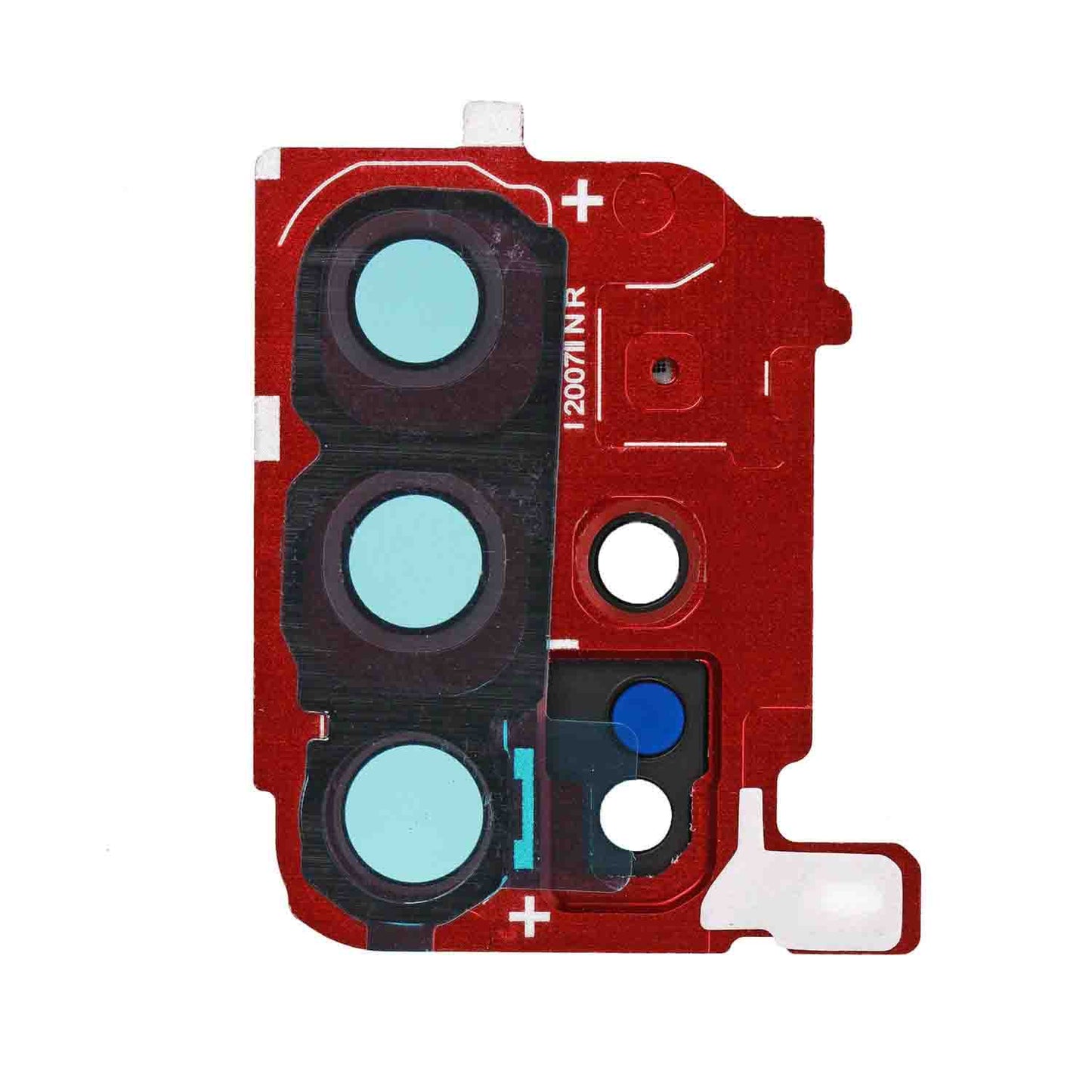REPLACEMENT FOR SAMSUNG GALAXY S20 PLUS REAR CAMERA HOLDER WITH LENS - CLOUD RED
