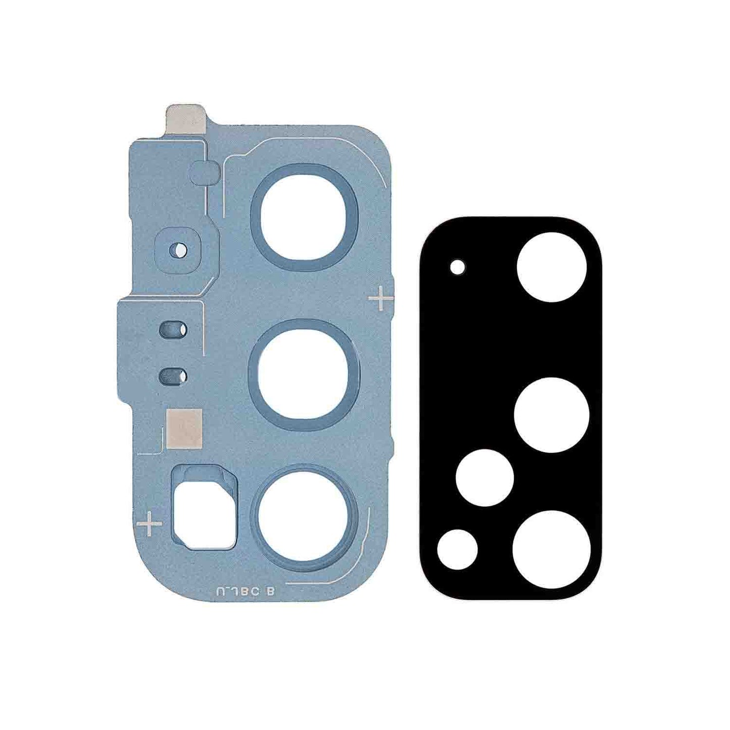 REPLACEMENT FOR SAMSUNG GALAXY S20 REAR CAMERA HOLDER WITH LENS - BLUE
