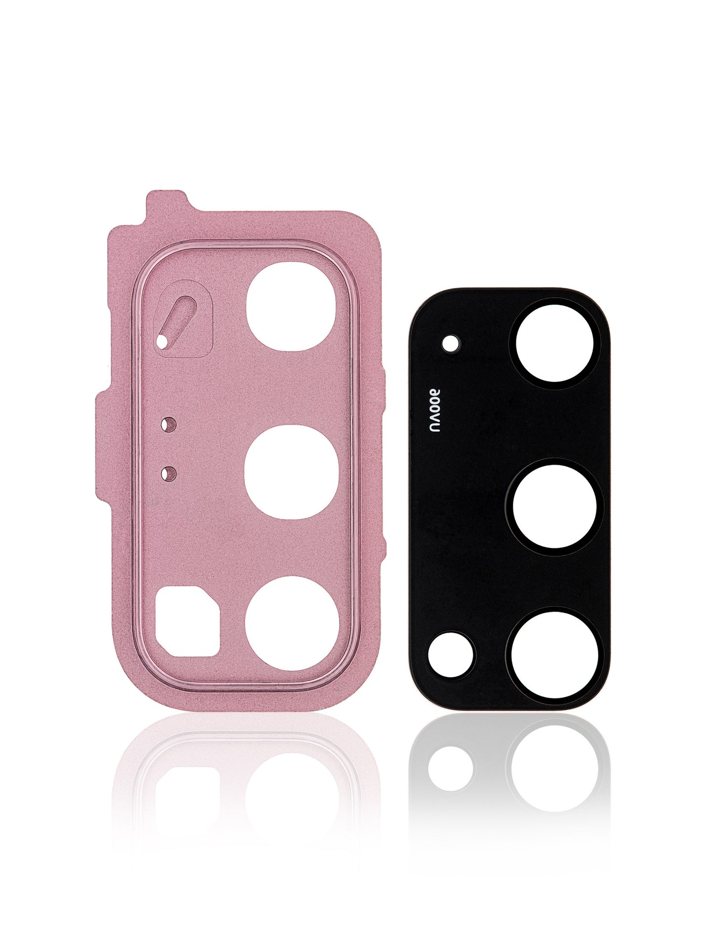REPLACEMENT FOR SAMSUNG GALAXY S20 REAR CAMERA HOLDER WITH LENS - PINK