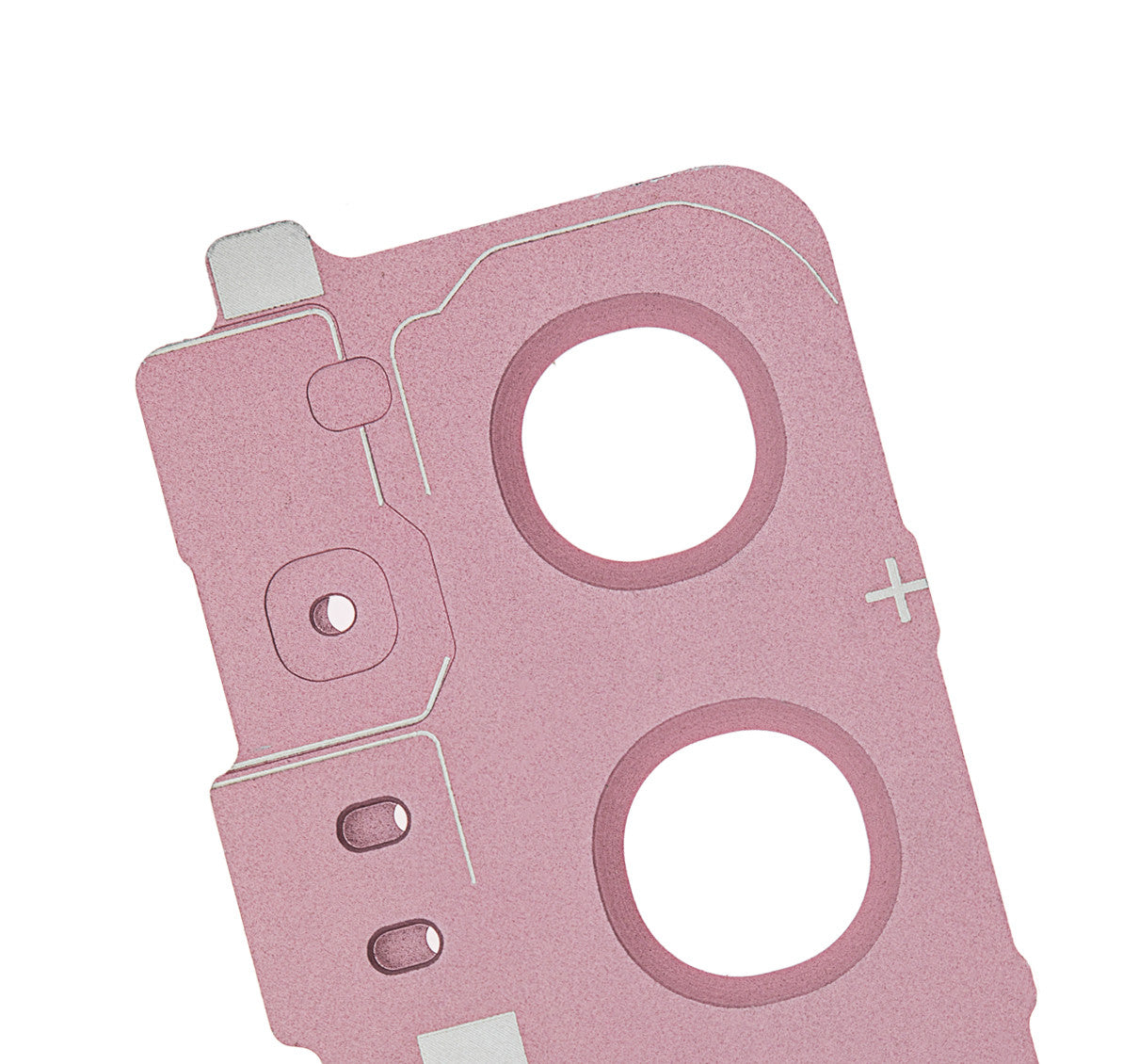 REPLACEMENT FOR SAMSUNG GALAXY S20 REAR CAMERA HOLDER WITH LENS - PINK