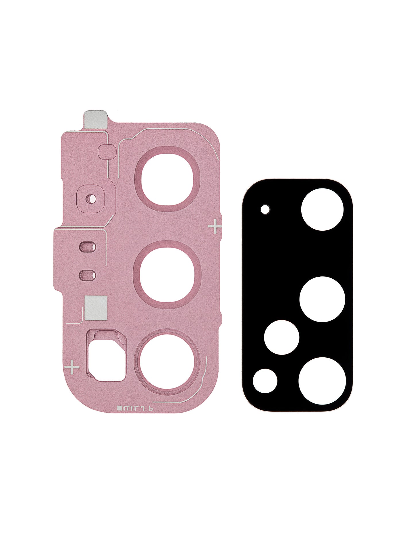 REPLACEMENT FOR SAMSUNG GALAXY S20 REAR CAMERA HOLDER WITH LENS - PINK