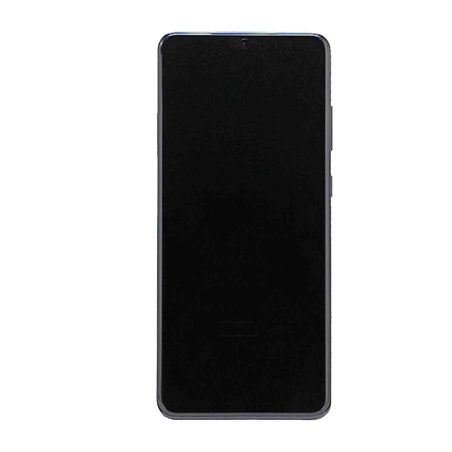 REPLACEMENT FOR SAMSUNG GALAXY S20 ULTRA OLED SCREEN ASSEMBLY WITH FRAME - BLACK