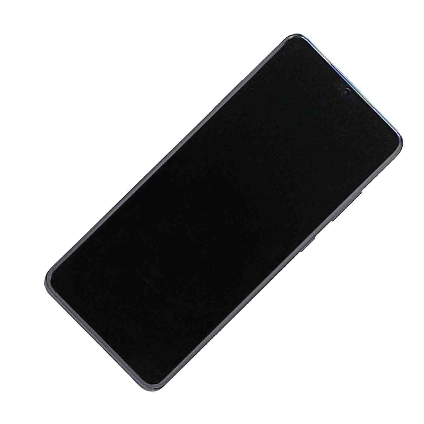 REPLACEMENT FOR SAMSUNG GALAXY S20 ULTRA OLED SCREEN ASSEMBLY WITH FRAME - BLACK