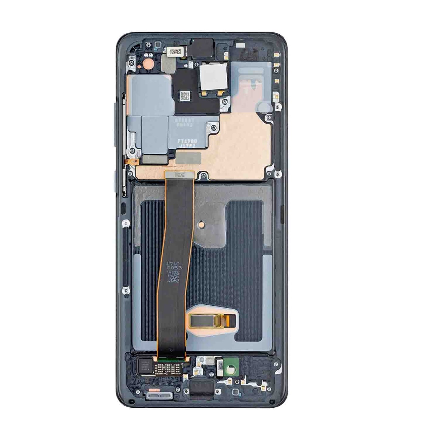 REPLACEMENT FOR SAMSUNG GALAXY S20 ULTRA OLED SCREEN ASSEMBLY WITH FRAME - BLACK