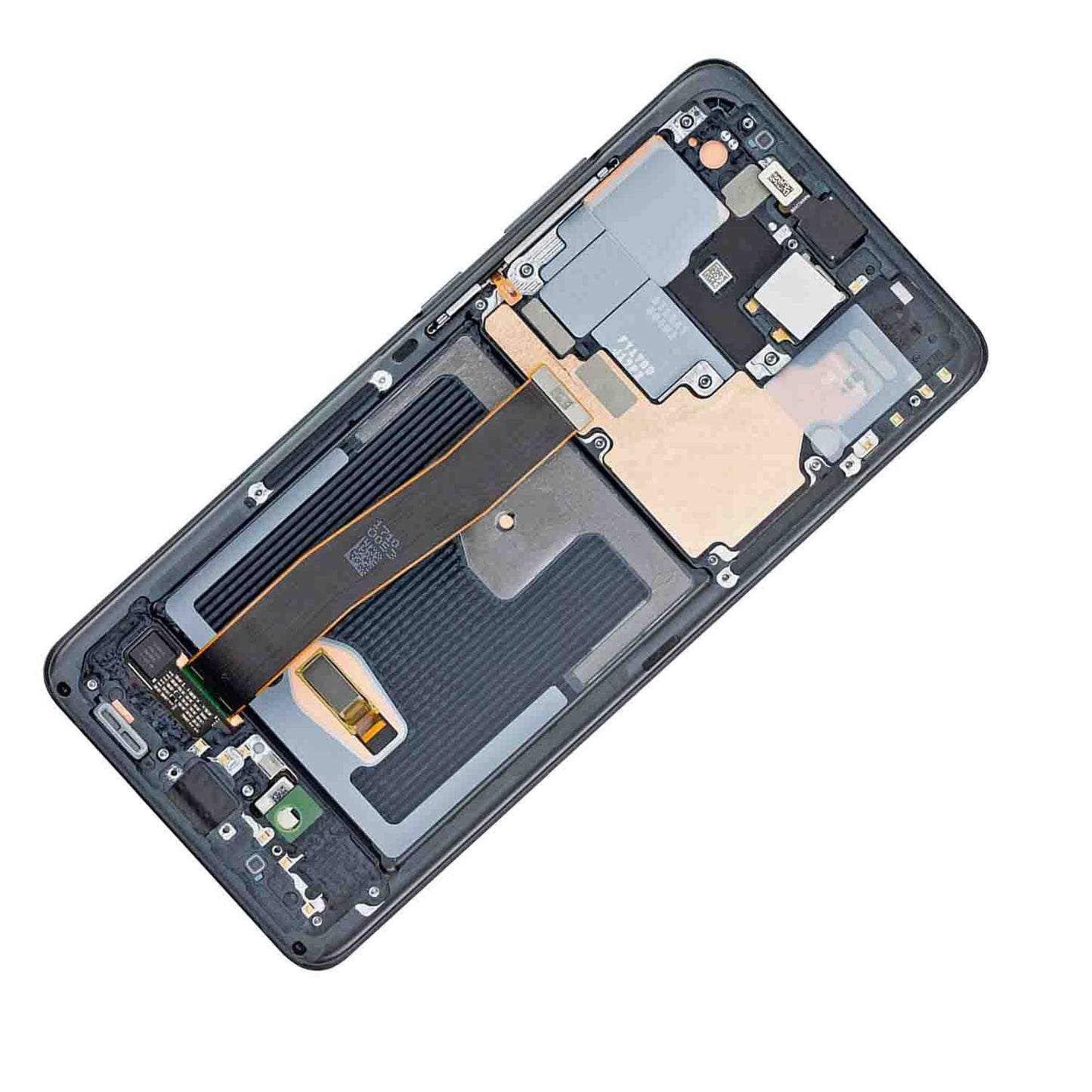 REPLACEMENT FOR SAMSUNG GALAXY S20 ULTRA OLED SCREEN ASSEMBLY WITH FRAME - BLACK
