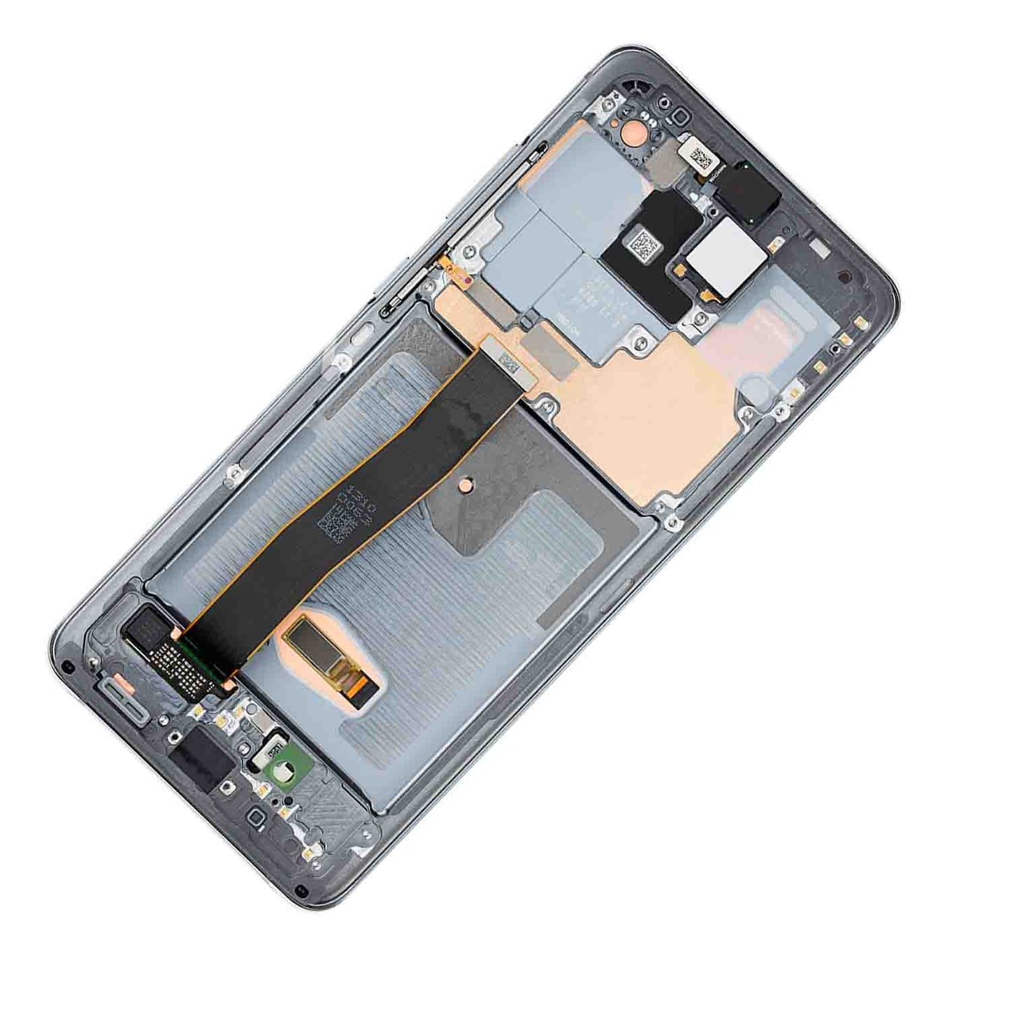 REPLACEMENT FOR SAMSUNG GALAXY S20 ULTRA OLED SCREEN ASSEMBLY WITH FRAME - GRAY