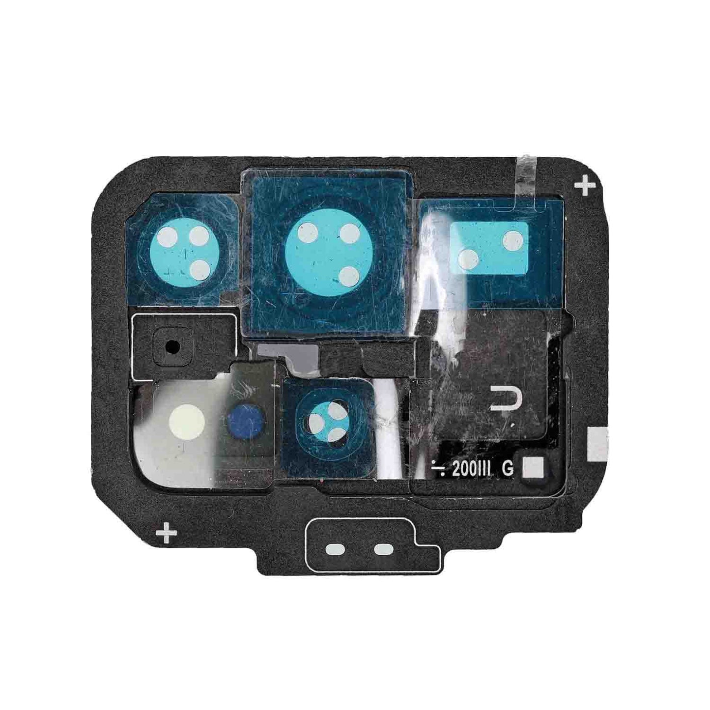 REPLACEMENT FOR SAMSUNG GALAXY S20 ULTRA REAR CAMERA HOLDER WITH LENS - COSMIC BLACK
