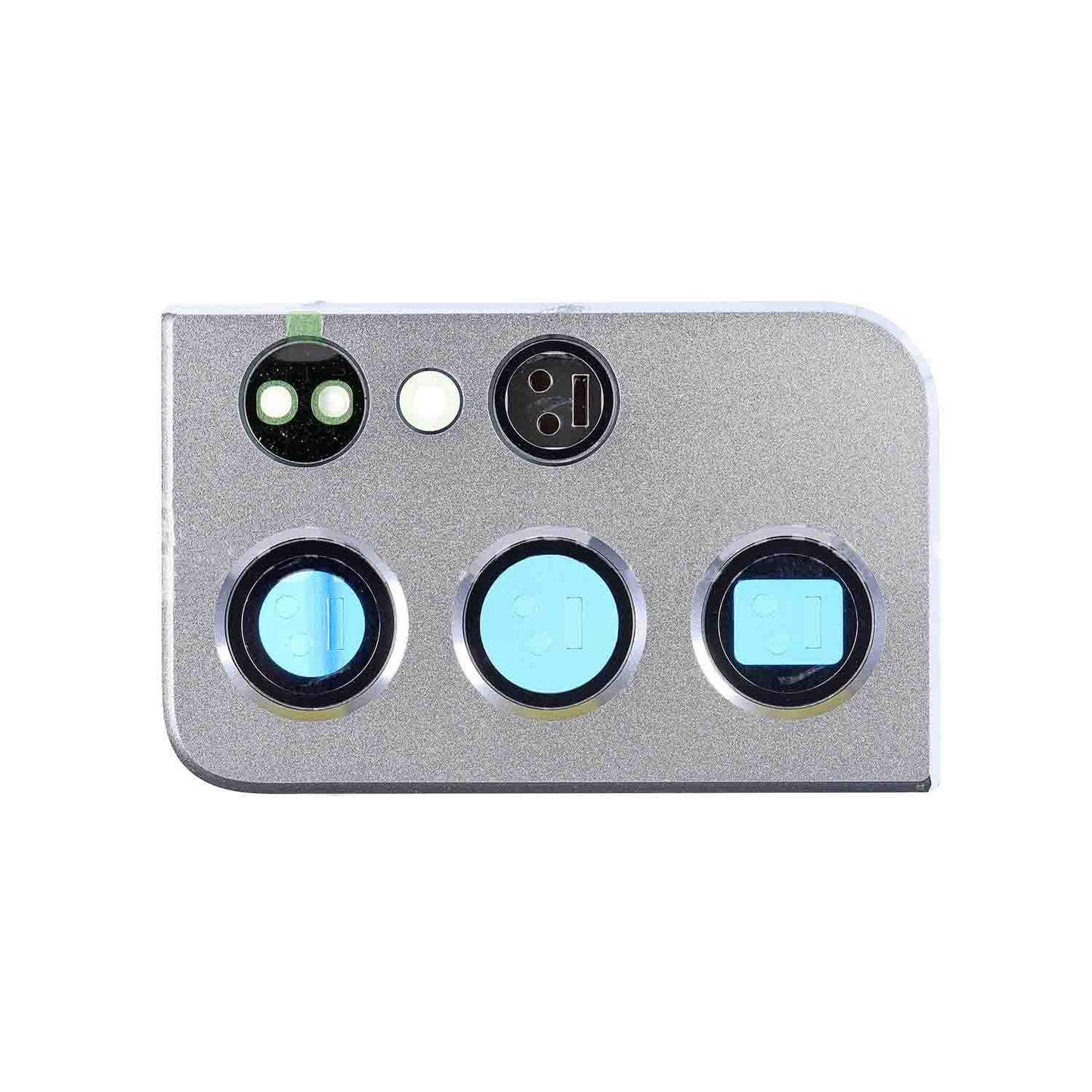 REPLACEMENT FOR SAMSUNG GALAXY S21 ULTRA REAR CAMERA HOLDER WITH LENS - SILVER