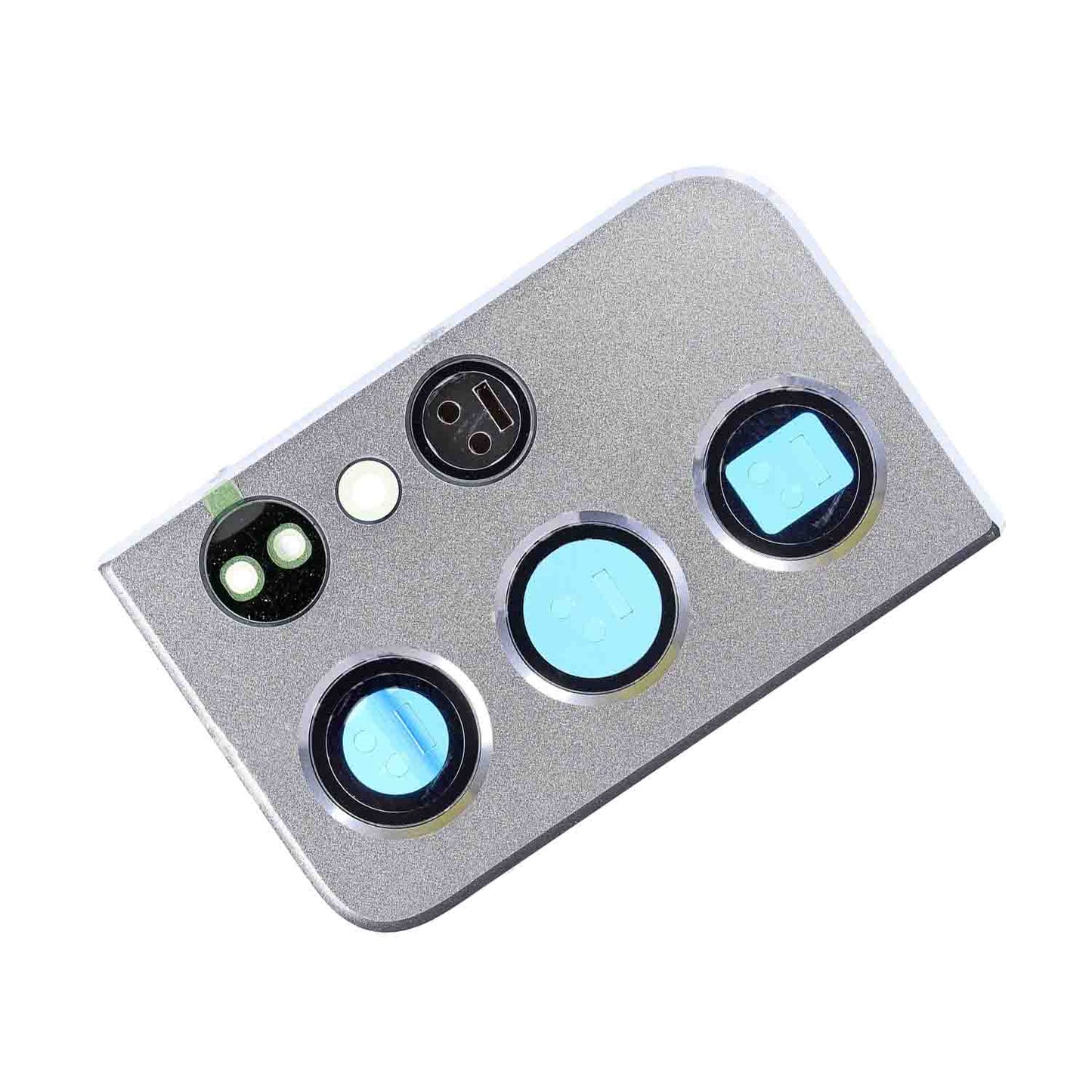 REPLACEMENT FOR SAMSUNG GALAXY S21 ULTRA REAR CAMERA HOLDER WITH LENS - SILVER