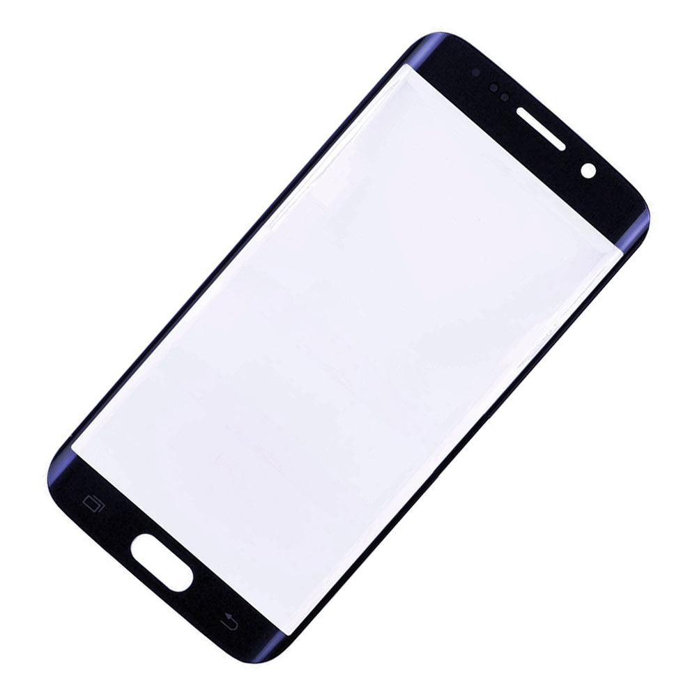 REPLACEMENT FOR SAMSUNG GALAXY S6 EDGE FRONT GLASS LENS - PEBBLE BLUE