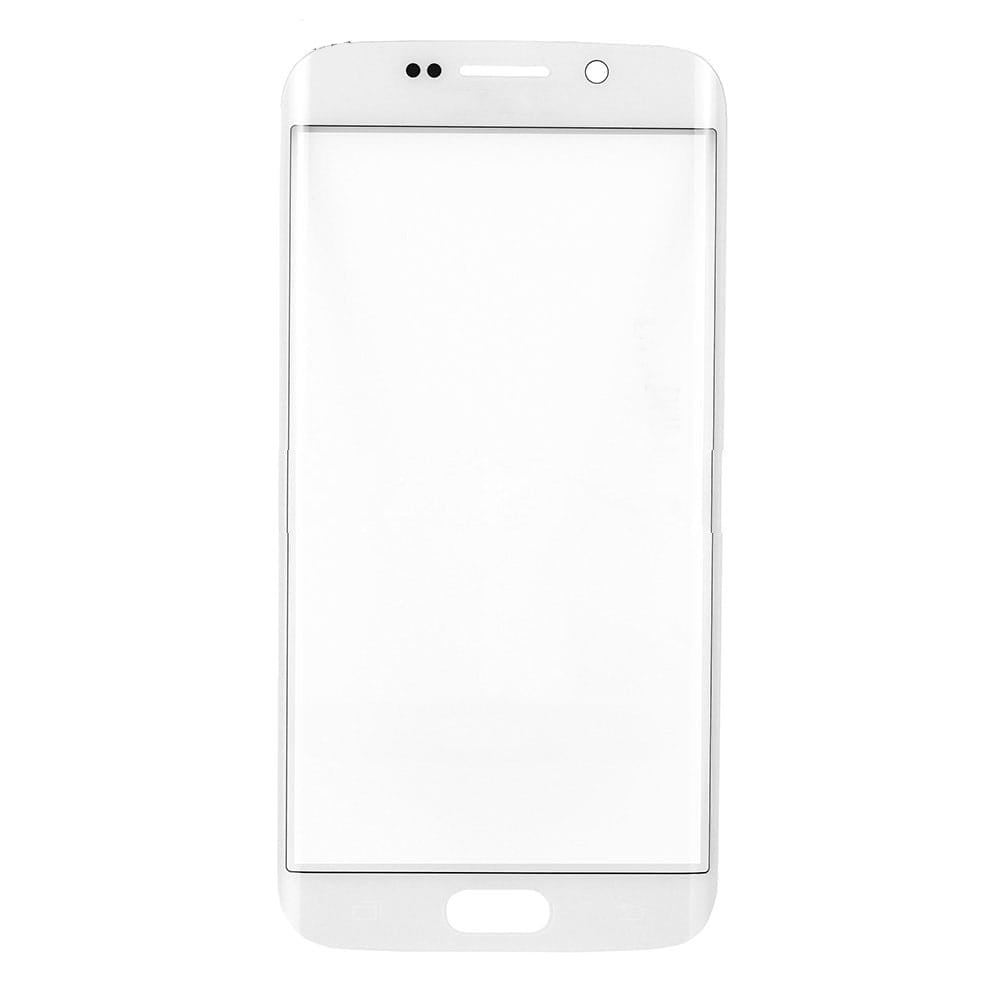 REPLACEMENT FOR SAMSUNG GALAXY S6 EDGE FRONT GLASS LENS - WHITE