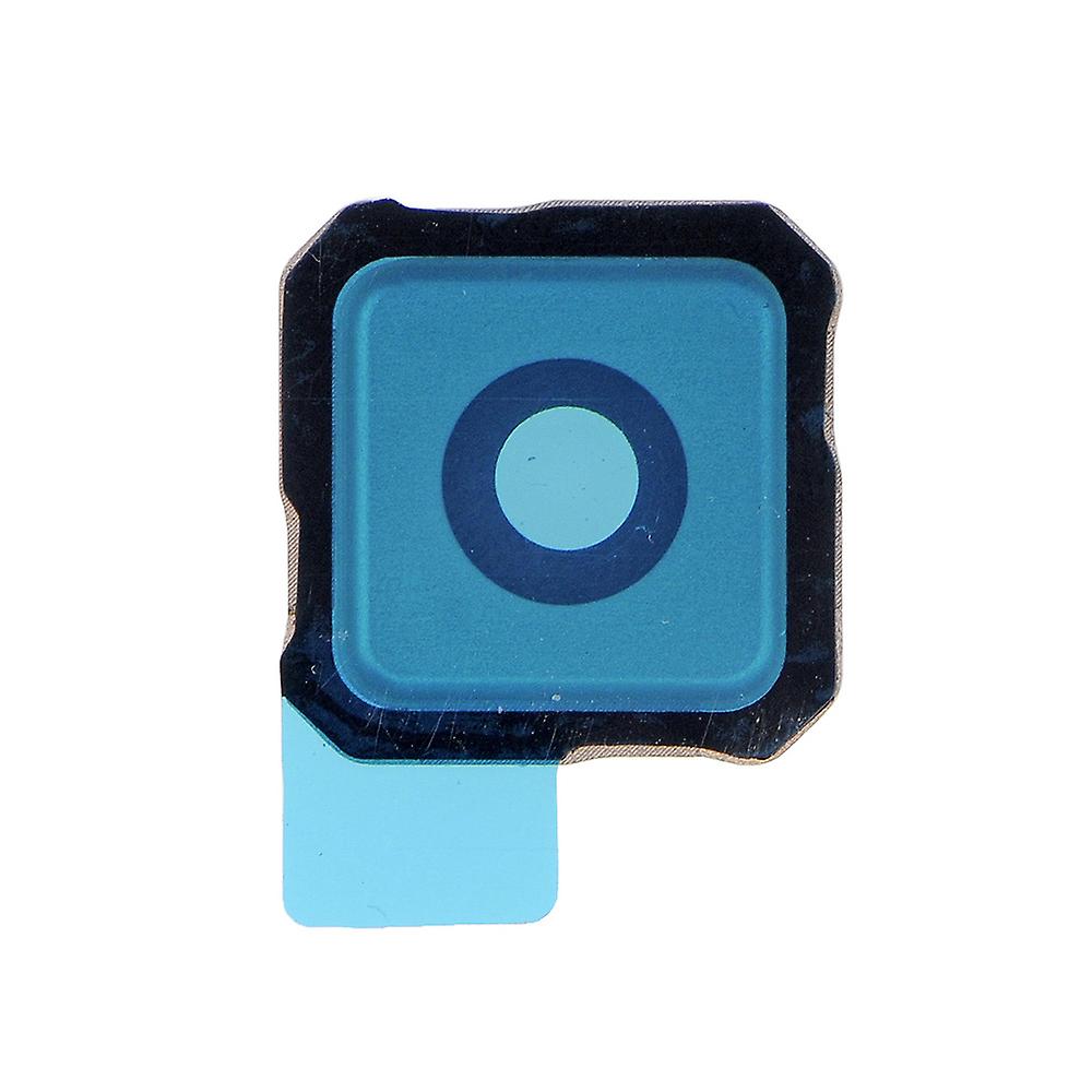 REPLACEMENT FOR SAMSUNG GALAXY S6 EDGE PLUS SERIES REAR FACING CAMERA LENS AND BEZEL - WHITE