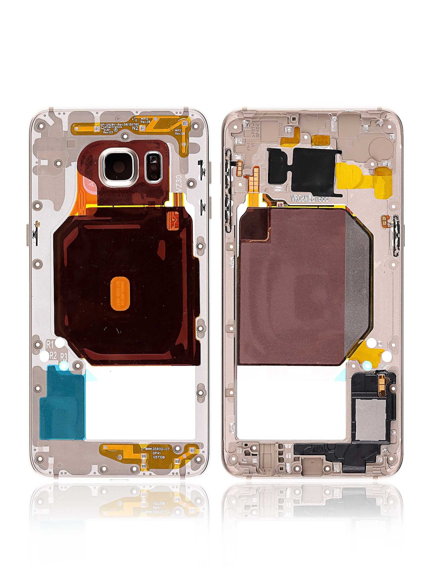 REPLACEMENT FOR SAMSUNG GALAXY S6 EDGE PLUS SM-G928F REAR HOUSING ASSEMBLY - GOLD