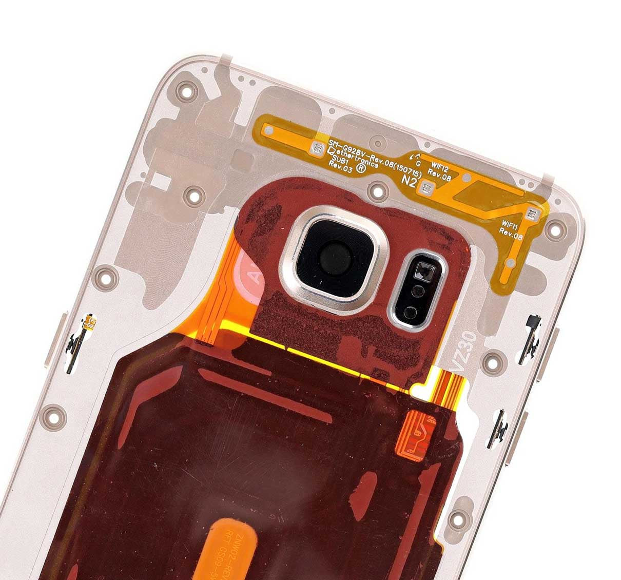 REPLACEMENT FOR SAMSUNG GALAXY S6 EDGE PLUS SM-G928F REAR HOUSING ASSEMBLY - GOLD