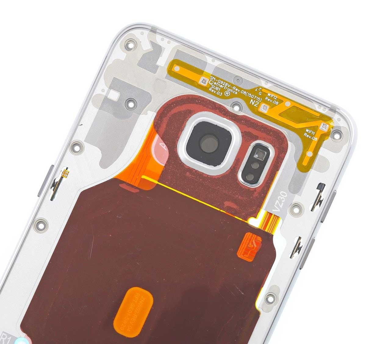 REPLACEMENT FOR SAMSUNG GALAXY S6 EDGE PLUS SM-G928F REAR HOUSING ASSEMBLY - SILVER