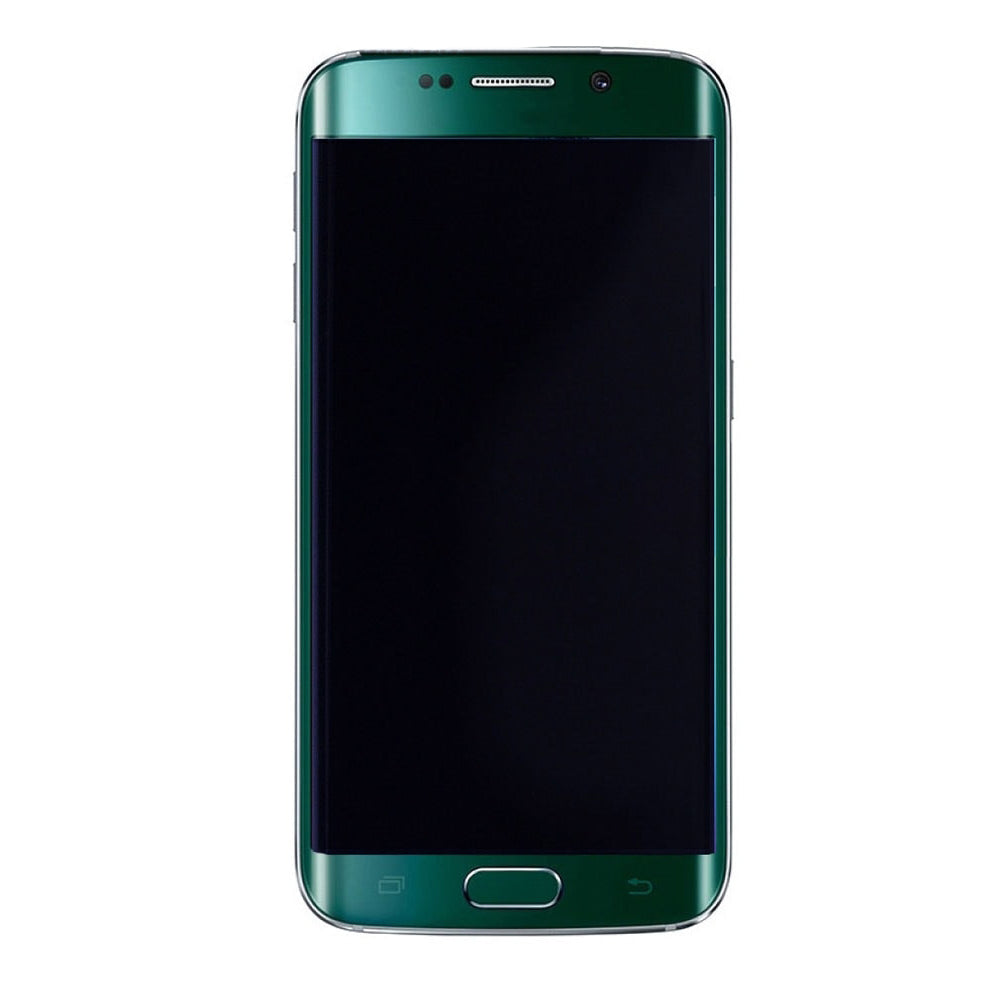 REPLACEMENT FOR SAMSUNG GALAXY S6 EDGE SM-G925 LCD SCREEN AND DIGITIZER ASSEMBLY WITH FRAME - GREEN