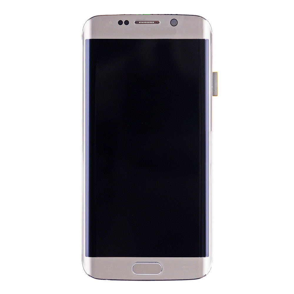 REPLACEMENT FOR SAMSUNG GALAXY S6 EDGE SM-G925 LCD SCREEN AND DIGITIZER ASSEMBLY WITH FRAME - GOLD