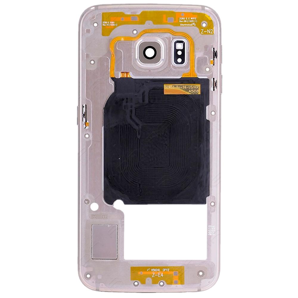 REPLACEMENT FOR SAMSUNG GALAXY S6 EDGE SM-G925 REAR HOUSING ASSEMBLY - GOLD