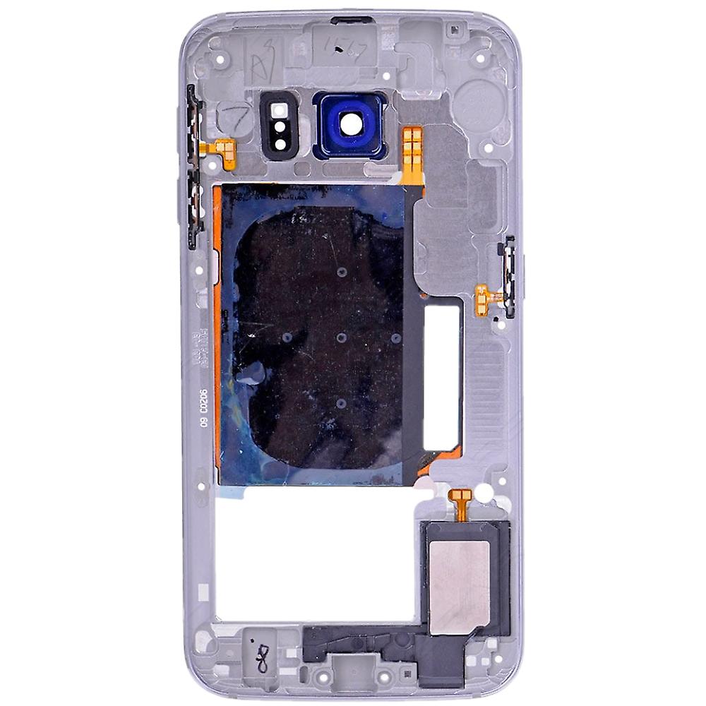 REPLACEMENT FOR SAMSUNG GALAXY S6 EDGE SM-G925 REAR HOUSING ASSEMBLY - GREY