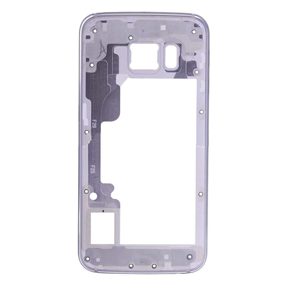 REPLACEMENT FOR SAMSUNG GALAXY S6 EDGE SM-G925 REAR HOUSING FRAME - GRAY