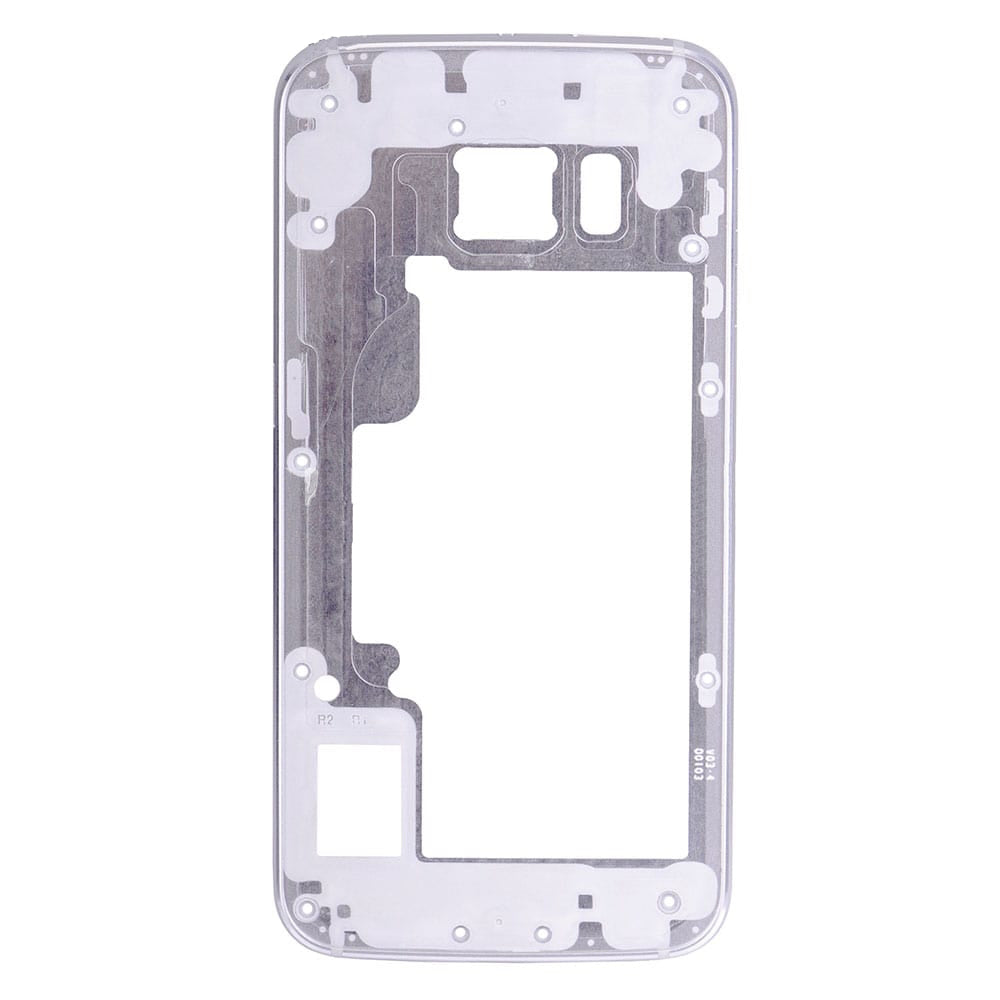 REPLACEMENT FOR SAMSUNG GALAXY S6 EDGE SM-G925 REAR HOUSING FRAME - SILVER