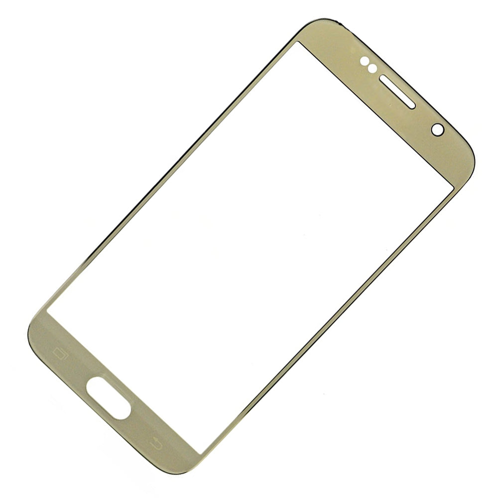 REPLACEMENT FOR SAMSUNG GALAXY S6 FRONT GLASS LENS - GOLD