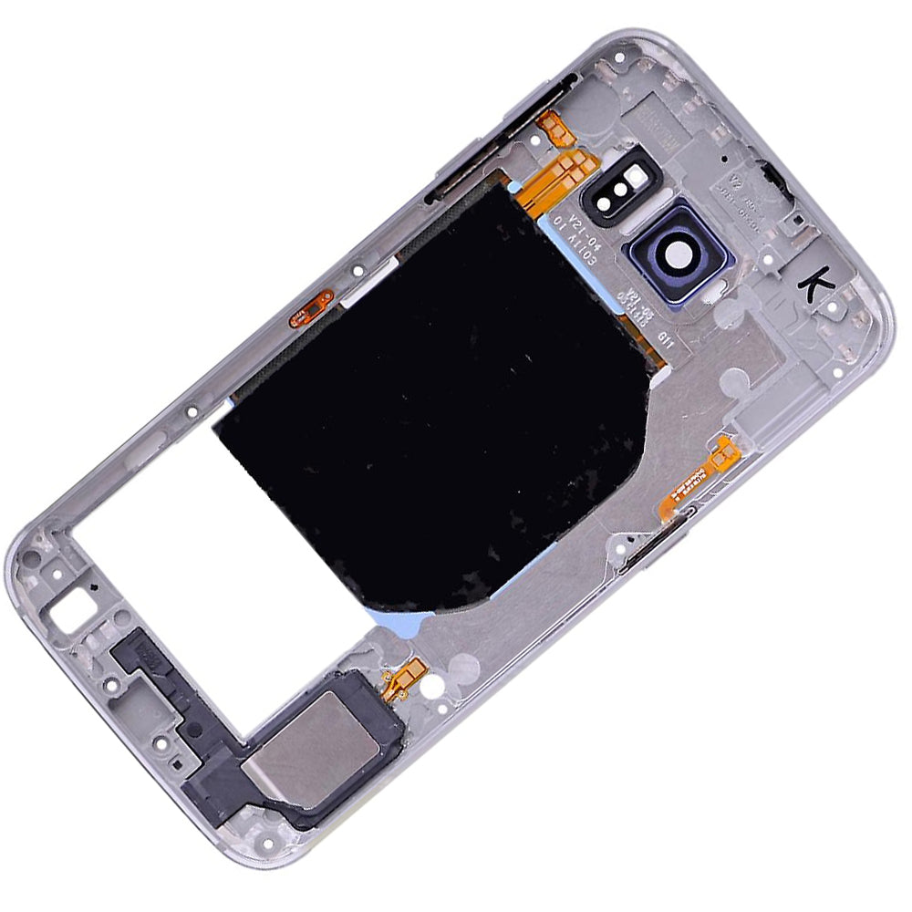 REPLACEMENT FOR SAMSUNG GALAXY S6 G920 REAR HOUSING ASSEMBLY - GREY
