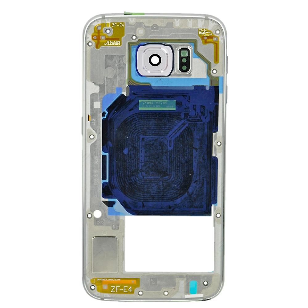 REPLACEMENT FOR SAMSUNG GALAXY S6 G920 REAR HOUSING ASSEMBLY - SILVER