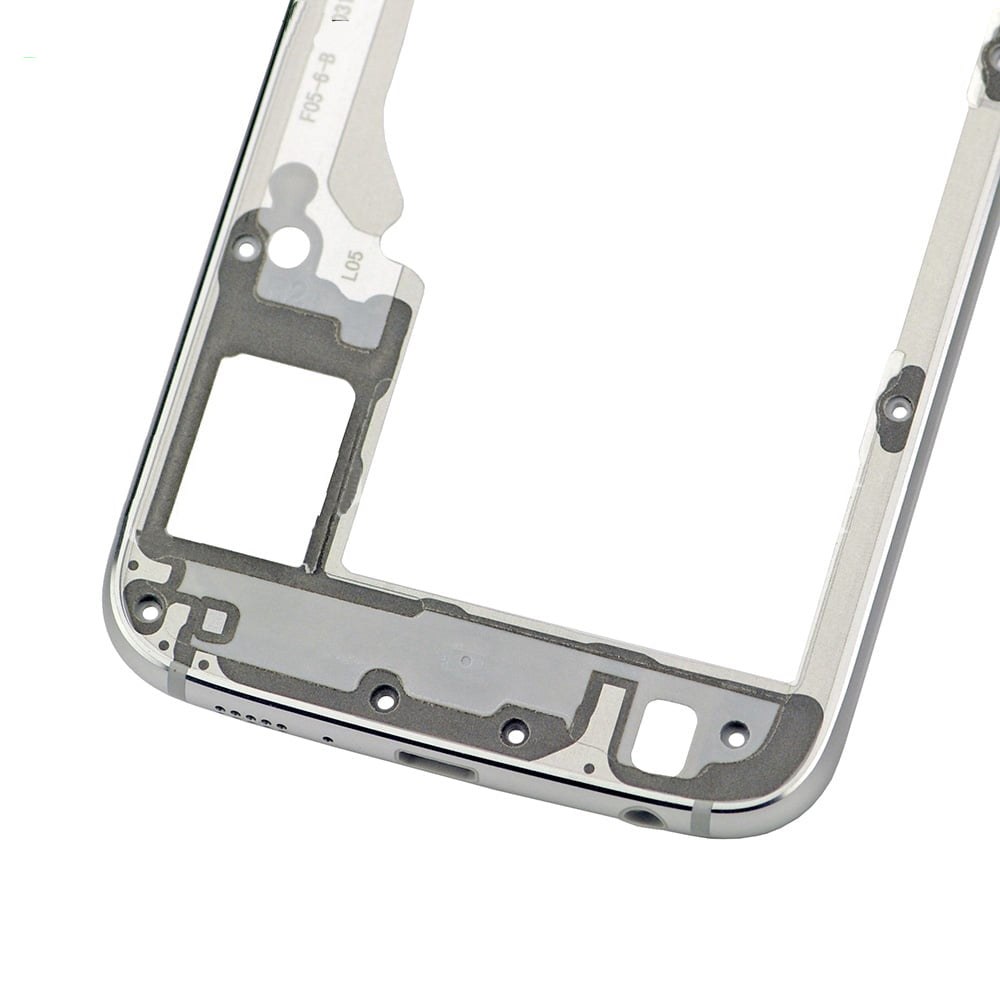 REPLACEMENT FOR SAMSUNG GALAXY S6 REAR HOUSING FRAME - SILVER