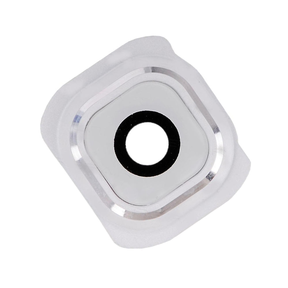 REPLACEMENT FOR SAMSUNG GALAXY S6 SERIES CAMERA LENS AND BEZEL - WHITE