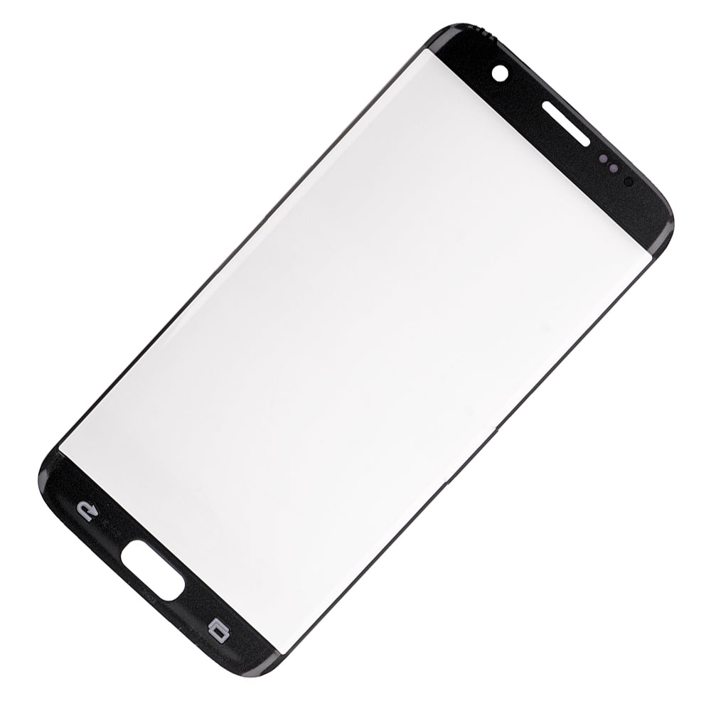 REPLACEMENT FOR SAMSUNG GALAXY S7 EDGE SM-G935 FRONT GLASS LENS - PEBBLE BLUE