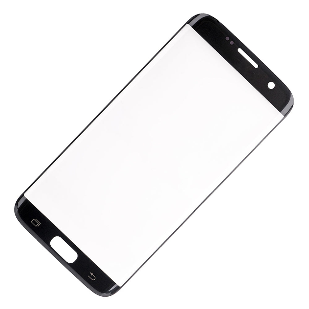 REPLACEMENT FOR SAMSUNG GALAXY S7 EDGE SM-G935 FRONT GLASS LENS - PEBBLE BLUE