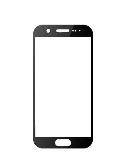 REPLACEMENT FOR SAMSUNG GALAXY S7 FRONT GLASS LENS REPLACEMENT WITH LOGO - BLACK