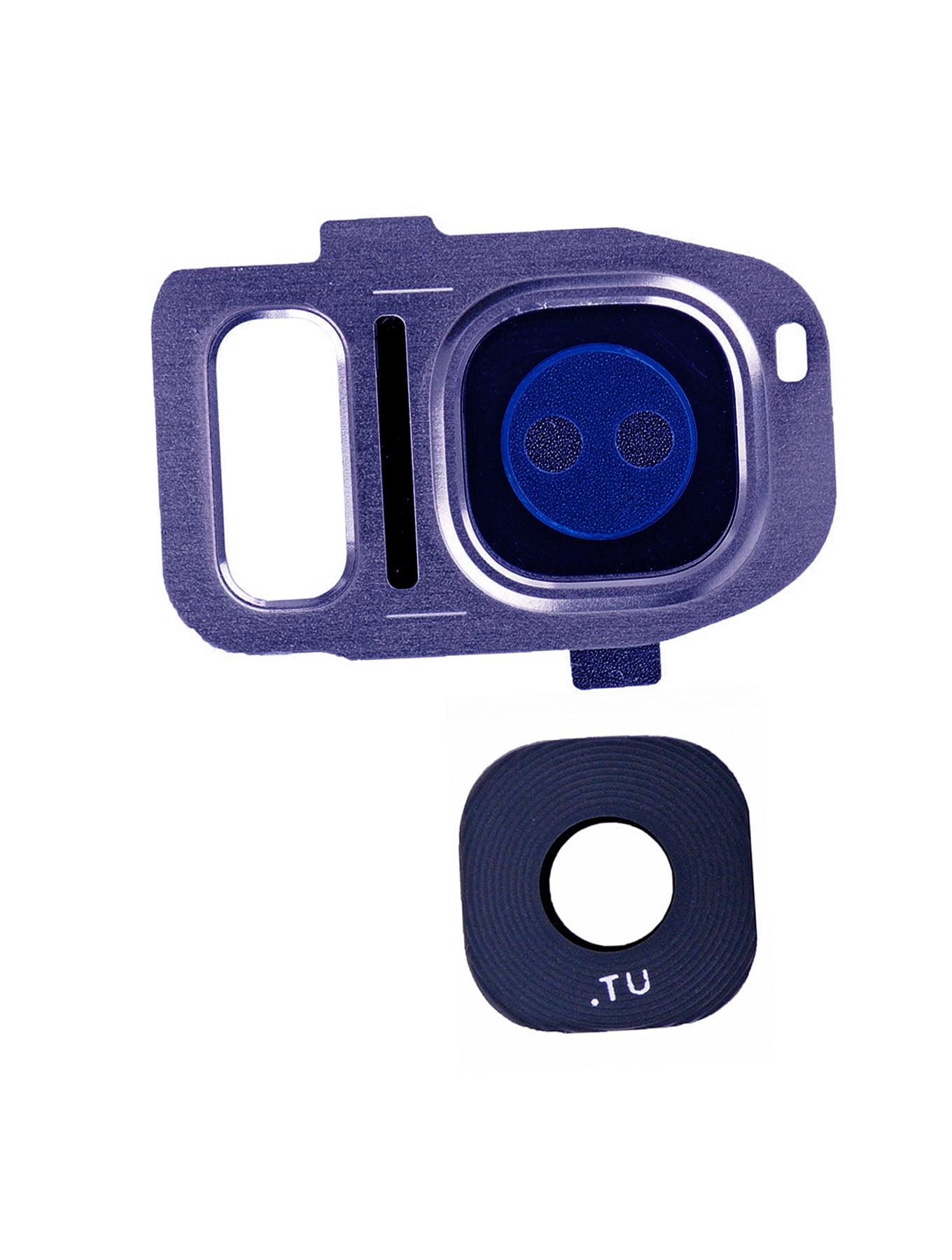 REPLACEMENT FOR SAMSUNG GALAXY S7/S7 EDGE REAR CAMERA HOLDER WITH LENS - SAPPHIRE