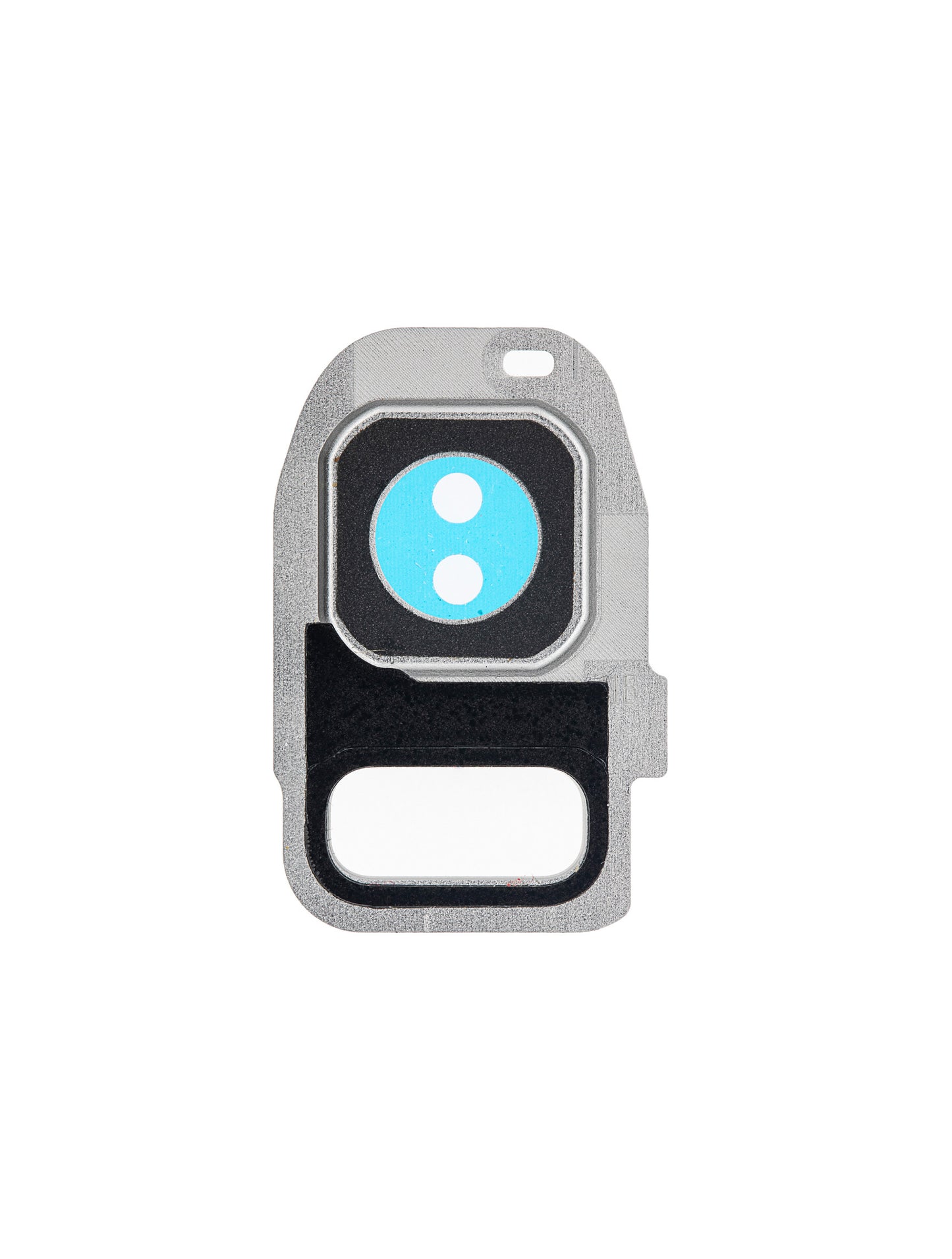 REPLACEMENT FOR SAMSUNG GALAXY S7/S7 EDGE REAR CAMERA HOLDER WITH LENS - SILVER