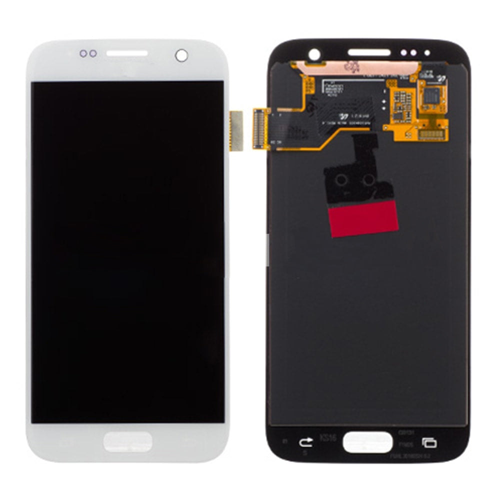 REPLACEMENT FOR SAMSUNG GALAXY S7 SM-G930 LCD SCREEN AND DIGITIZER ASSEMBLY REPLACEMENT - WHITE