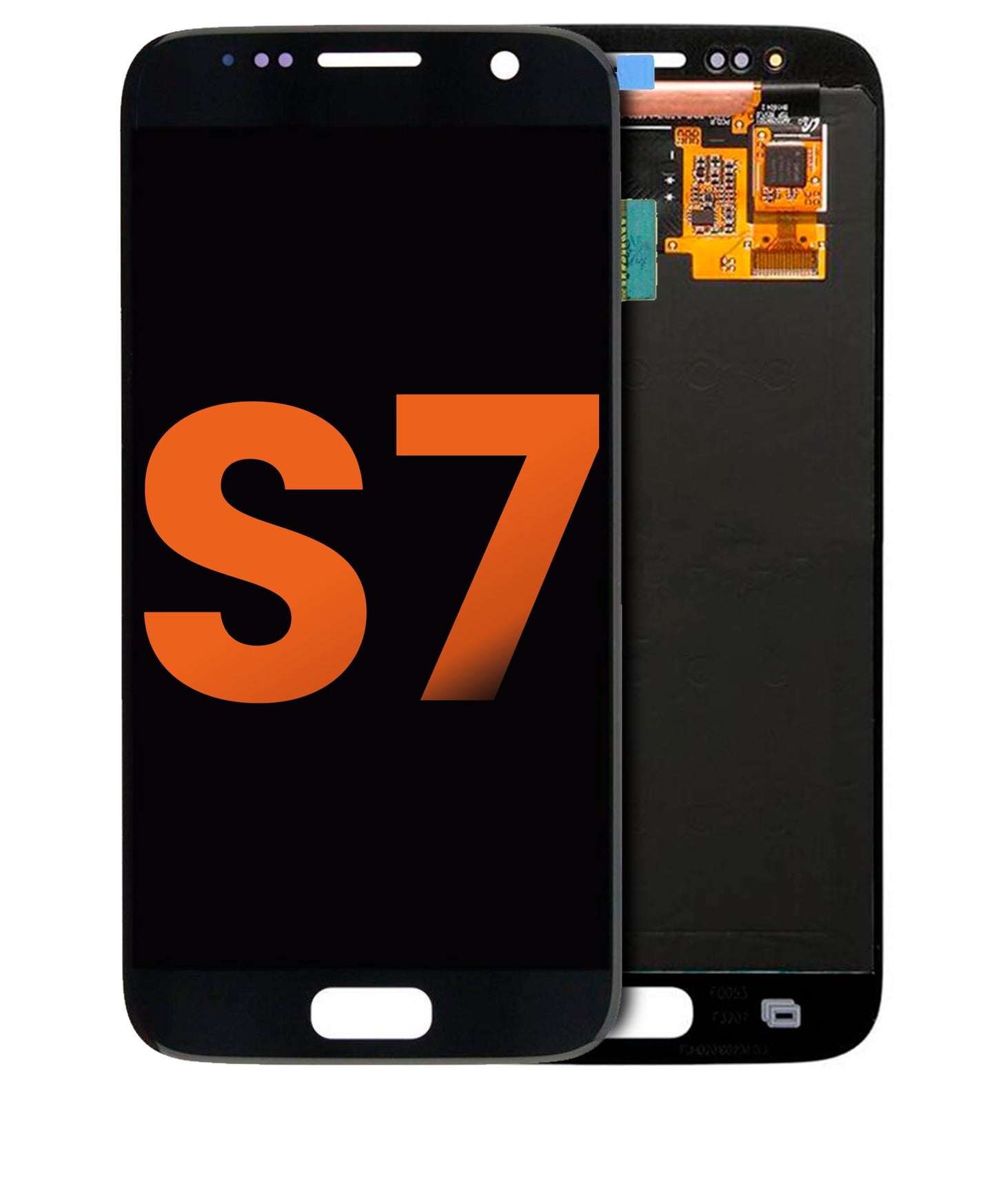 REPLACEMENT FOR SAMSUNG GALAXY S7 SM-G930 LCD SCREEN AND DIGITIZER ASSEMBLY REPLACEMENT - BLACK