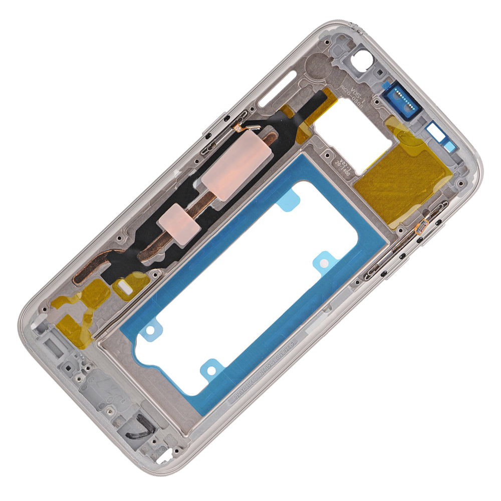 REPLACEMENT FOR SAMSUNG GALAXY S7 SM-G930 REAR HOUSING FRAME - SILVER