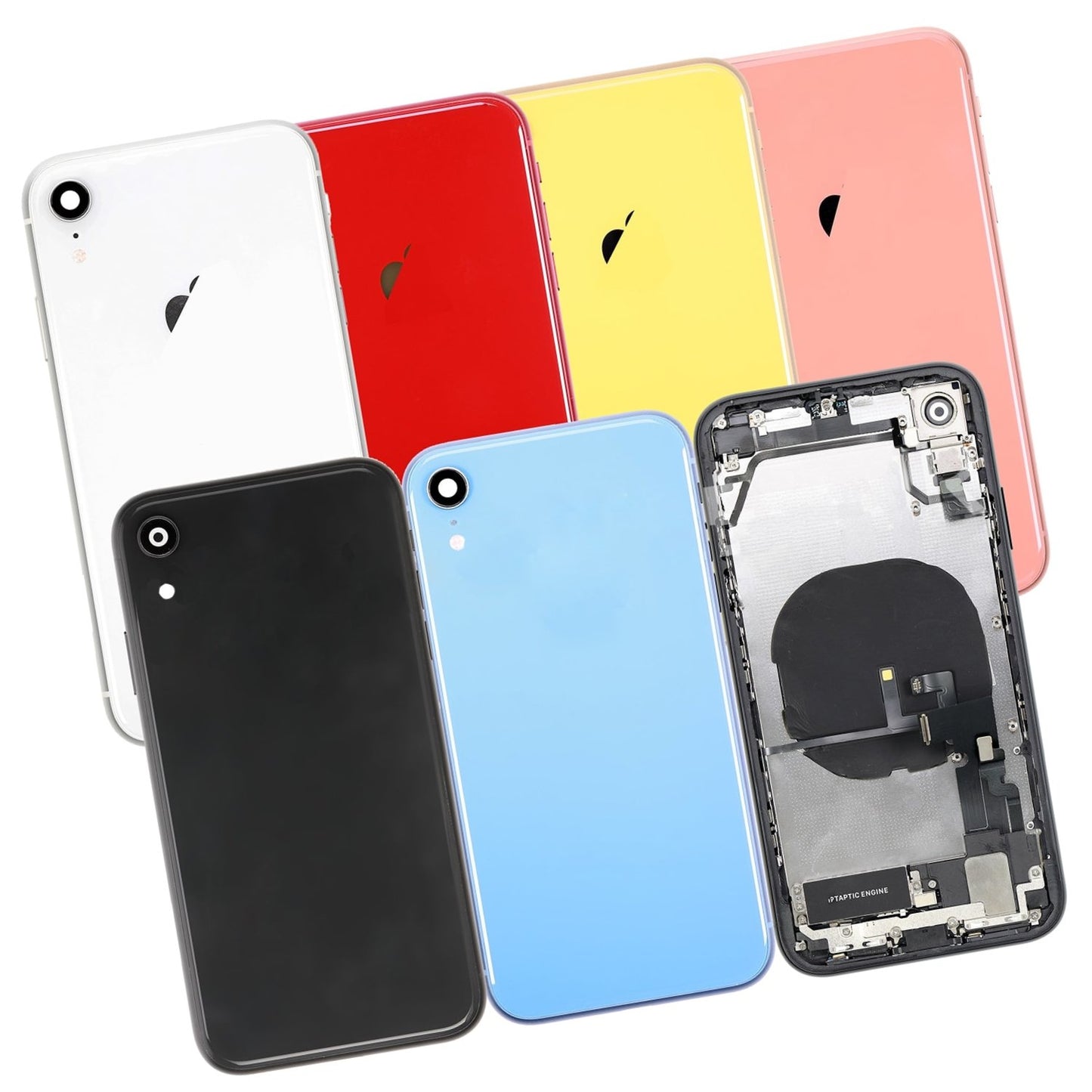 AFTER MARKET BACK COVER FULL ASSEMBLY FOR IPHONE XR - EXPRESS PARTS -WHOLESALE CELLPHONE REPAIR PARTS
