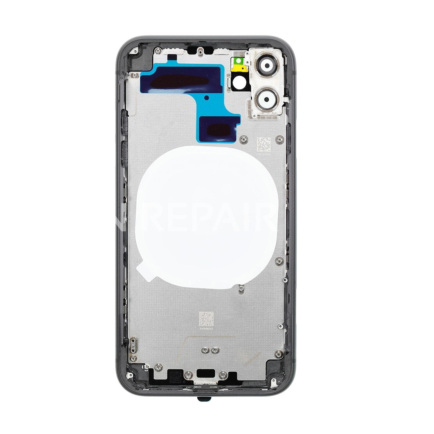 AFTER MARKET REPLACEMENT FOR IPHONE 11 REAR HOUSING WITH FRAME - EXPRESS PARTS -WHOLESALE CELLPHONE REPAIR PARTS