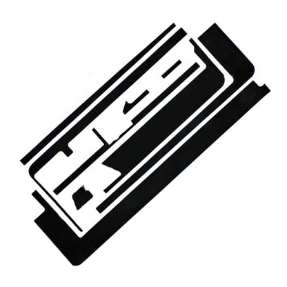 BLACK ADHESIVE STRIPS FOR IPAD 2 SCREEN